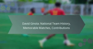David Ginola: National Team History, Memorable Matches, Contributions