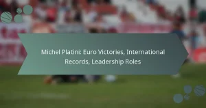 Michel Platini: Euro Victories, International Records, Leadership Roles